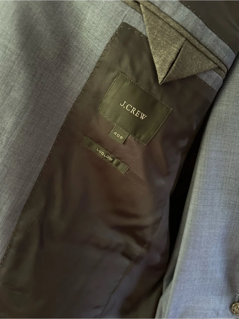 JCrew Ludlow Slim-fit 2 piece suit